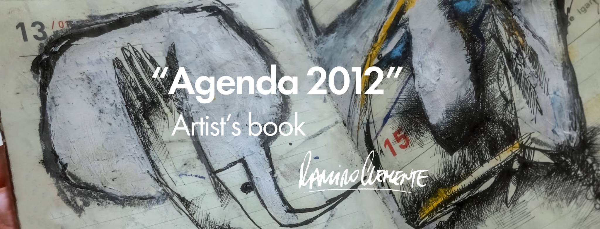 Agenda 2012, artist's book by Ramiro Clemente